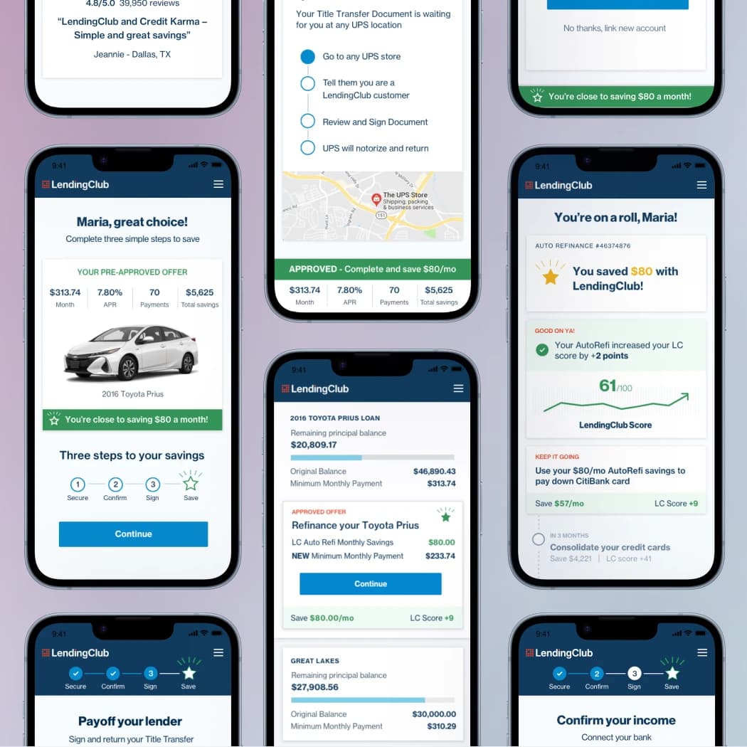 LendingClub Selected Work